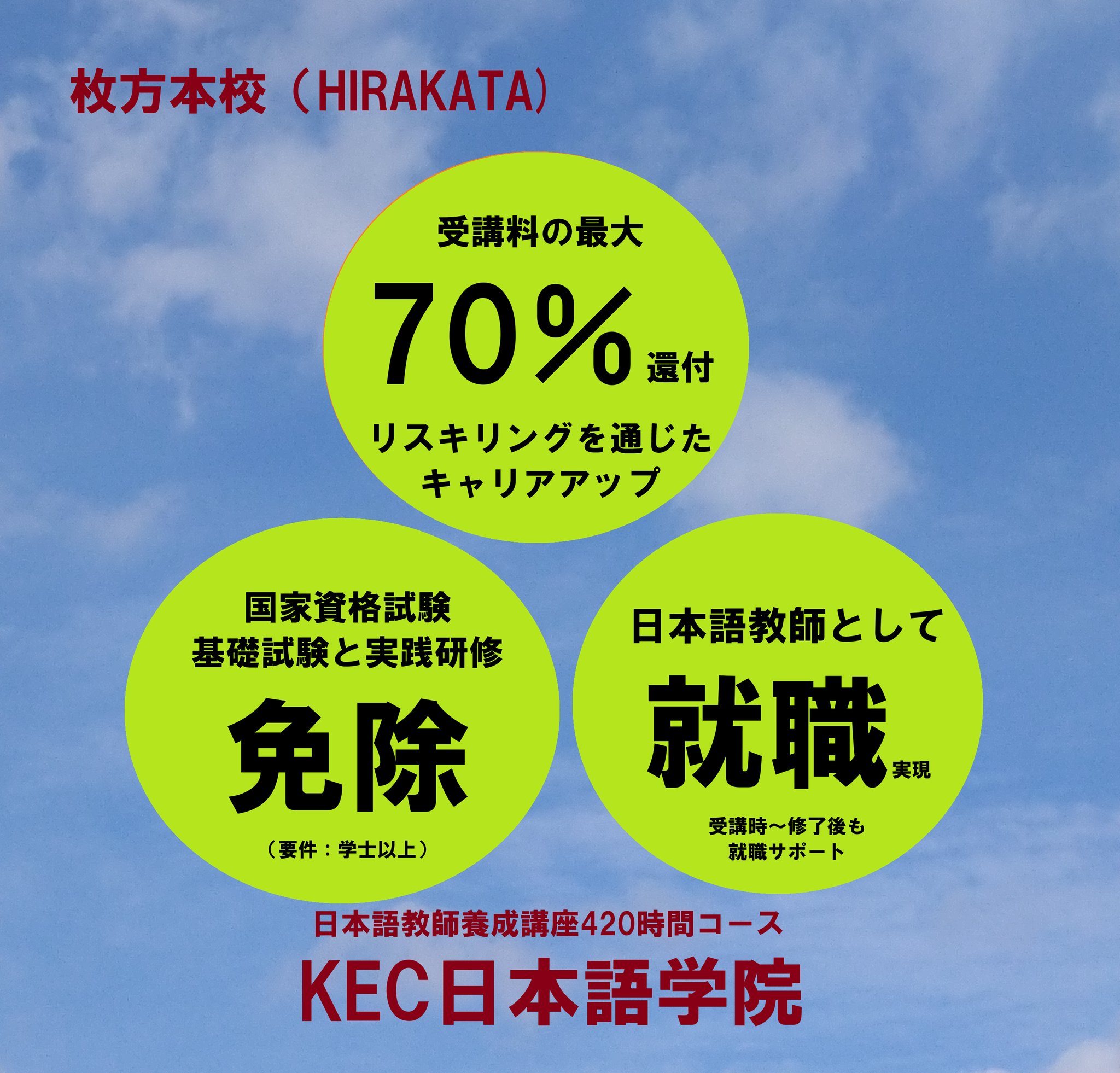 日本語教師養成講座　KEC日本語学院　入学セット 日本語教師を目指すならKEC ｜東京・新宿｜大阪｜京都｜神戸
