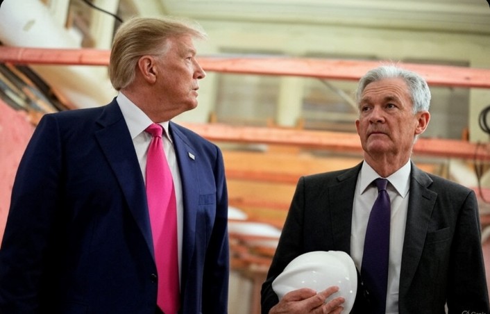DegenKid4's tweet image. Trump on Fed's Powell: Got the impression yesterday from Powell that he might be ready to lower rates.