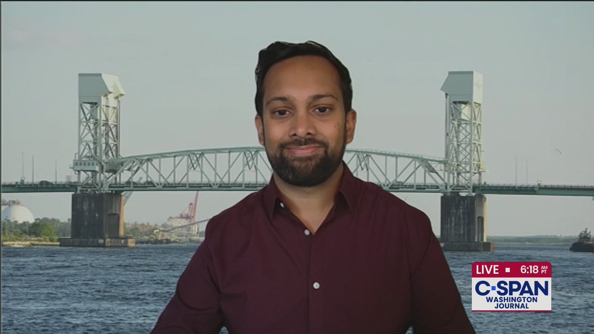 Washington Journal (@cspanwj) on Twitter photo Democratic Socialists of America Co-Chair Ashik Siddique joins us to discuss the group's growing influence in the wake of Zohran Mamdani's New York City mayoral primary win.
LIVE: tinyurl.com/ypuwje4e Democratic Socialists of America Co-Chair Ashik Siddique joins us to discuss the group's growing influence in the wake of Zohran Mamdani's New York City mayoral primary win.
LIVE: tinyurl.com/ypuwje4e
