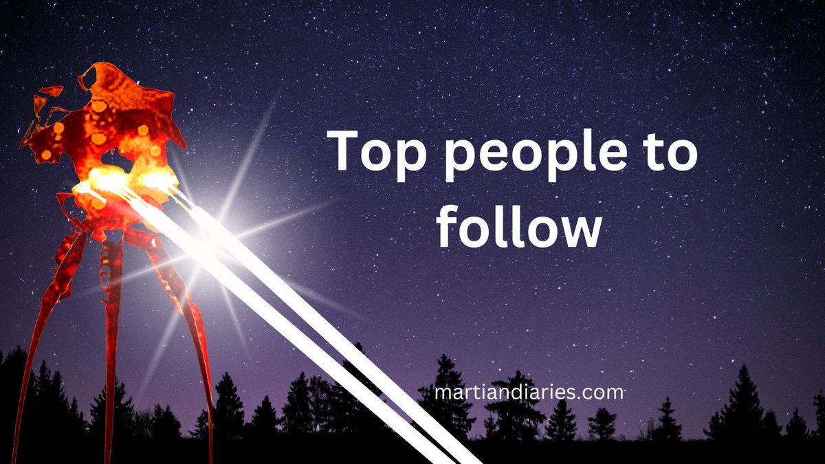 martiandiaries's tweet image. #FF @loveGoldenHeart @stratus_strong @BradleyPoage1 @mrtnkeady @DotsandIs @steven_arnett @SWilkingHoran @QDPurdu @cigar150 @the_watch_dude @bradmanzo @LainMcintyre @YouAreTheExpert @JBotzenhart @PangeanChrons @CarleyWarwen @mauricedubosson @Your_In8_Power @WhereTheDead