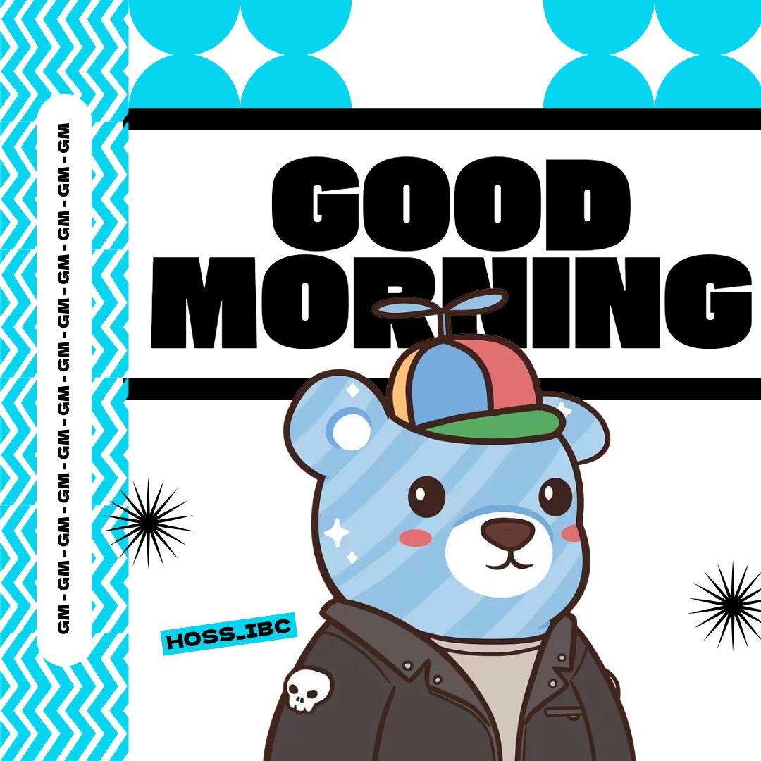 HOSS_ibc's tweet image. Can I get a gm? 🌤️