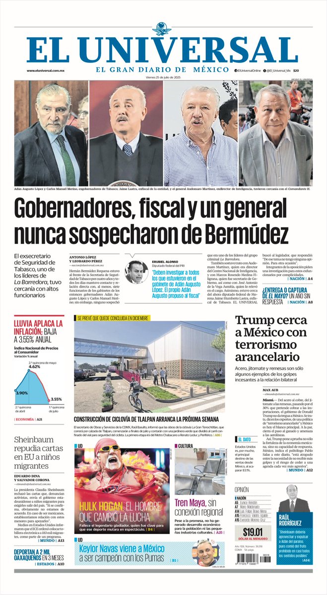 Halloween_miau's tweet image. La trama del "García Luna del bienestar" se complica con la implicación de muchos políticos hoy cercanos a la 4T.
No podrán safarse y aún así no pasará nada, justicia 4T.