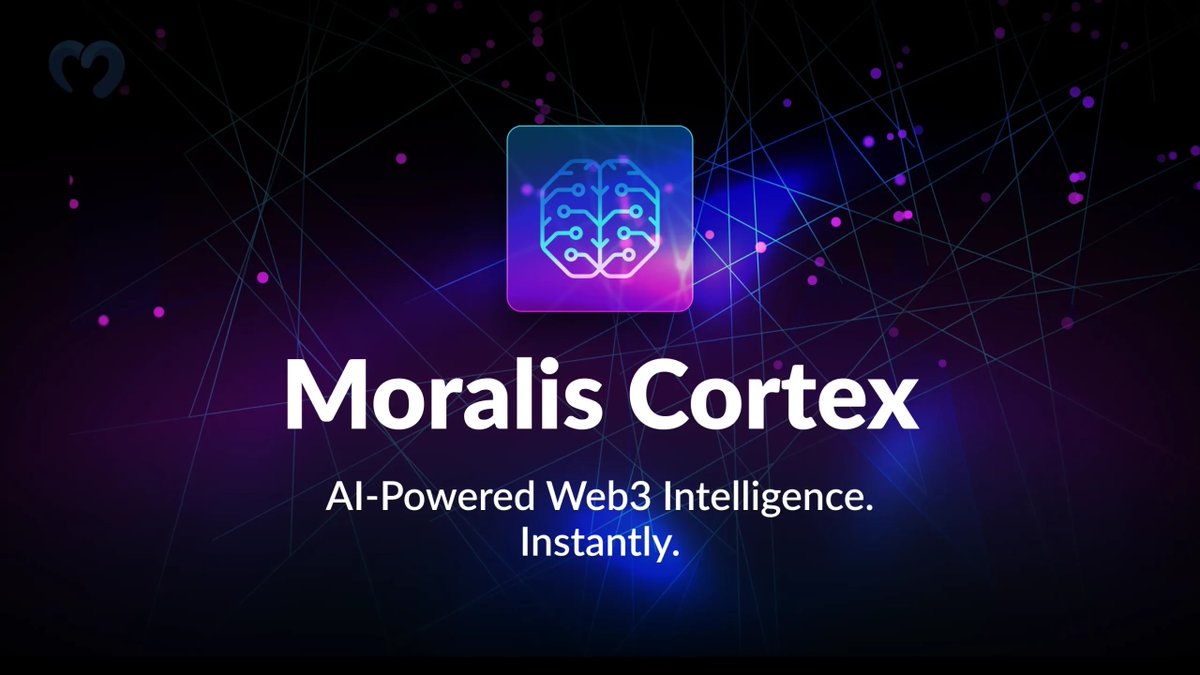 Moralis Cortex just shipped 🔥

Forget AI slop. Bring real-time blockchain data to LLMs with Moralis Cortex 🤯

✅ Ask plain English questions about wallets, tokens &amp; holders
✅ Get structured, on-chain answers (no hallucinations)
✅ Solana &amp; EVM support

moralis.com/cortex/