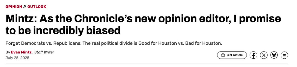 Evan (@evan7257) on Twitter photo Read my introductory column as the <a href="/HoustonChron/">Houston Chronicle</a>'s new opinion editor and see how many times I say "Build the Ike Dike"
(link in next tweet) Read my introductory column as the <a href="/HoustonChron/">Houston Chronicle</a>'s new opinion editor and see how many times I say "Build the Ike Dike"
(link in next tweet)