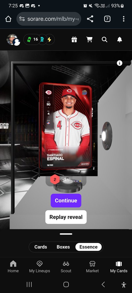 Happy rewards day!
It's a Rare kinda of day!
Stoked to get Freedie Freeman Rare! It immediately improves my CI spot and provides much needed Postseason help, Josh Smith is an usefull fill up and Espinal can be moved if needed.

#soraremlb
<a href="/SorareMLB/">SorareMLB</a>