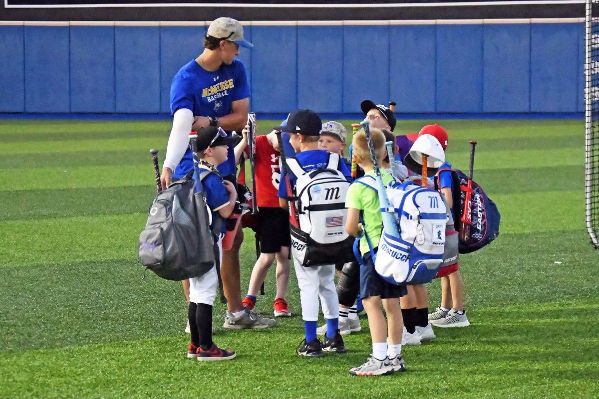 McNeeseBaseball's tweet image. Fall Under the Lights camp was a HIT! 💥
Future stars lit up The Jeaux with hustle, heart, and big-time energy!
#GeauxPokes