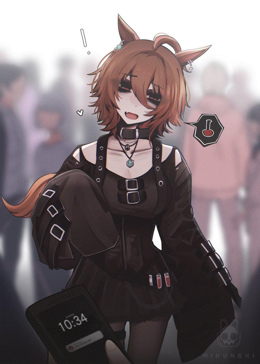 mikuneki's tweet image. Agnes wants your blood for experiments.
#umamusume #γ¦γε¨