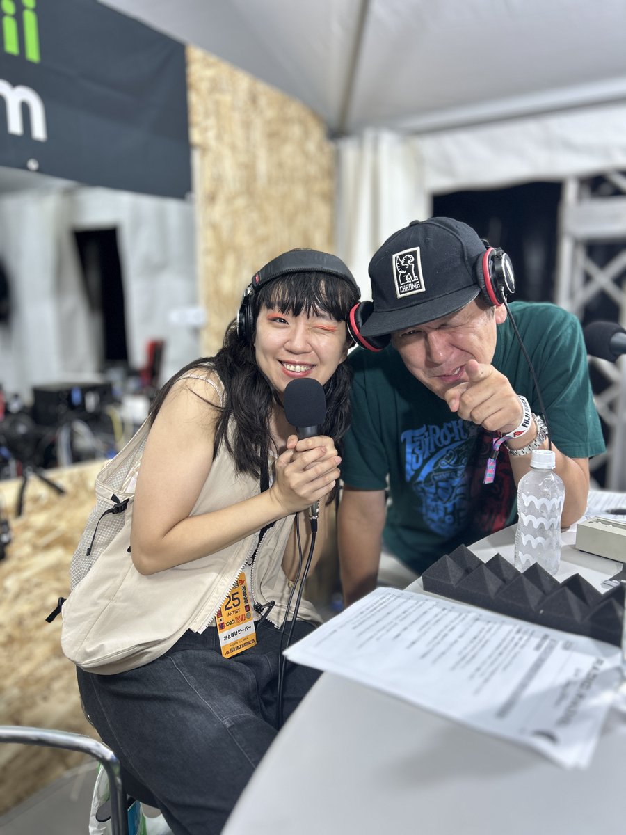 radioradio_897's tweet image. //
『FUJI ROCK FESTIVAL’25 Special Live from Naeba』
📻#radioradio
\\
#おとぼけビ〜バ〜 からよよよしえさんこの後すぐ!
#interfm #FRF897 #フジロック #fujirock
#radiko
radiko.jp/share/?t=20250…