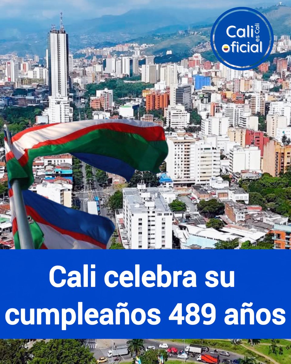 CaliesCaliCOL's tweet image. 🎉💙 ¡Feliz cumpleaños, Cali! 💙🎉
Hoy 25 de julio celebramos 489 años de historia, cultura y alegría caleña.
⠀
🏙️ Fundada en 1536 por Sebastián de Belalcázar, nuestra querida Santiago de Cali es una de las ciudades más antiguas de Colombia y América Latina.
⠀
💃🔥 ¡Iza tu…