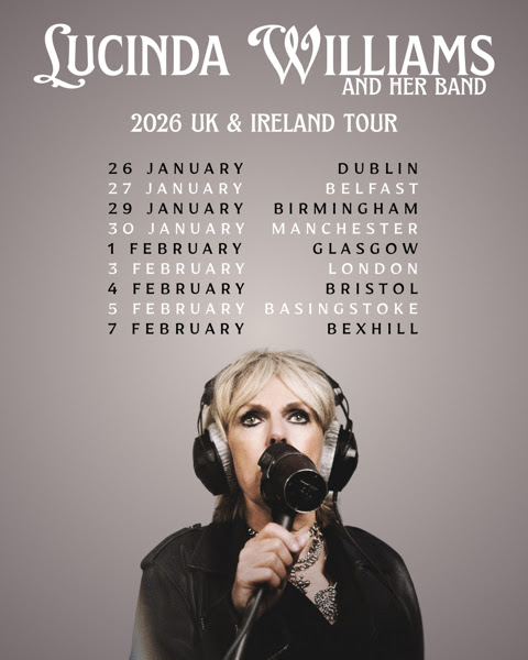 stereoboard's tweet image. ICYMI // Woohoo! Americana legend Lucinda Williams (@HappyWoman9) and her band will be making their return to the UK and Ireland in early 2026.
Snap up tickets now 🤠 tinyurl.com/2emzc72v