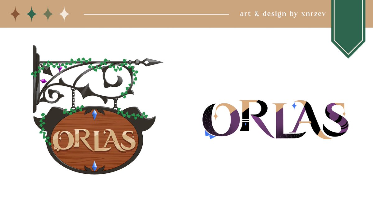 xnrzev's tweet image. 【 cms 】
Logo commission for #Orlas_VT ✨
my first time designing a logo so i offered unli revisions💪
Thank you so much for trusting me!