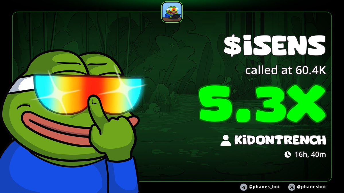 kidontrench's tweet photo. Easy 5.3x profit made from my private call on $iSENS ✨️ Private chads are printing hard as usual ✨️ 
Dm me to join my private TG for early entry calls 🔥 ✨️ 💯 💸 

Ca: 9VFewJu28aZQA4j5j3a2ADBizXfz2ahsiSDWahCzcBLV
#isens #memecoin #solana https://t.co/WQ04pHdUCr