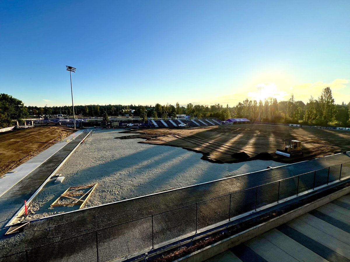 Sod installation on the soccer field starts  on Monday! Toro delivery came just in time