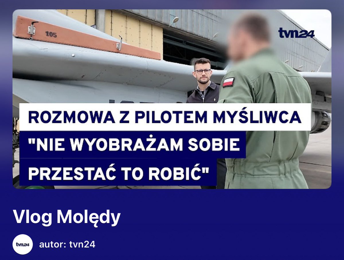 arturmoleda's tweet image. Co słychać w Malborku? Huk silników MIG-29, Eurofighterów i Gripenów😬
Zapraszam na kolejny odcinek vloga!
youtu.be/-JGOIUgcvNE?si…