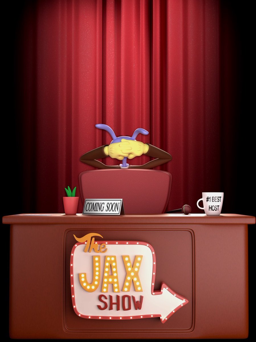 Liz 🔜 LVLUP EXPO | MOMOCON (@lizzdizzz) on Twitter photo Coming to you live from THE AMAZING DIGITAL CIRCUS comes….THE JAX SHOW! 🎙️🐰
More info and VA information soon! ANIMATORS NEEDED!
#tadc #TheAmazingDigitalCircus #glitchproductions
Poster by <a href="/malikradwan_m6/">Malik Radwan COMISSIONS OPEN (3/3)</a> <a href="/RobcastXM/">RobcastXM</a> <a href="/RealMicrogaming/">MicroGaming🇫🇮</a> Coming to you live from THE AMAZING DIGITAL CIRCUS comes….THE JAX SHOW! 🎙️🐰
More info and VA information soon! ANIMATORS NEEDED!
#tadc #TheAmazingDigitalCircus #glitchproductions
Poster by <a href="/malikradwan_m6/">Malik Radwan COMISSIONS OPEN (3/3)</a> <a href="/RobcastXM/">RobcastXM</a> <a href="/RealMicrogaming/">MicroGaming🇫🇮</a>