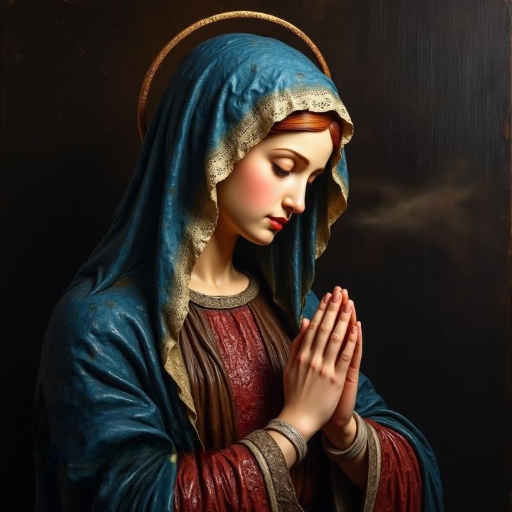 Santa María, refugio del alma.
Cuando todo se oscurece,
Tu luz nos guía con ternura.
No hay dolor que no alivies,
ni corazón que no abraces.
Madre fiel, enséñanos a confiar
cuando ya no queden fuerzas.
