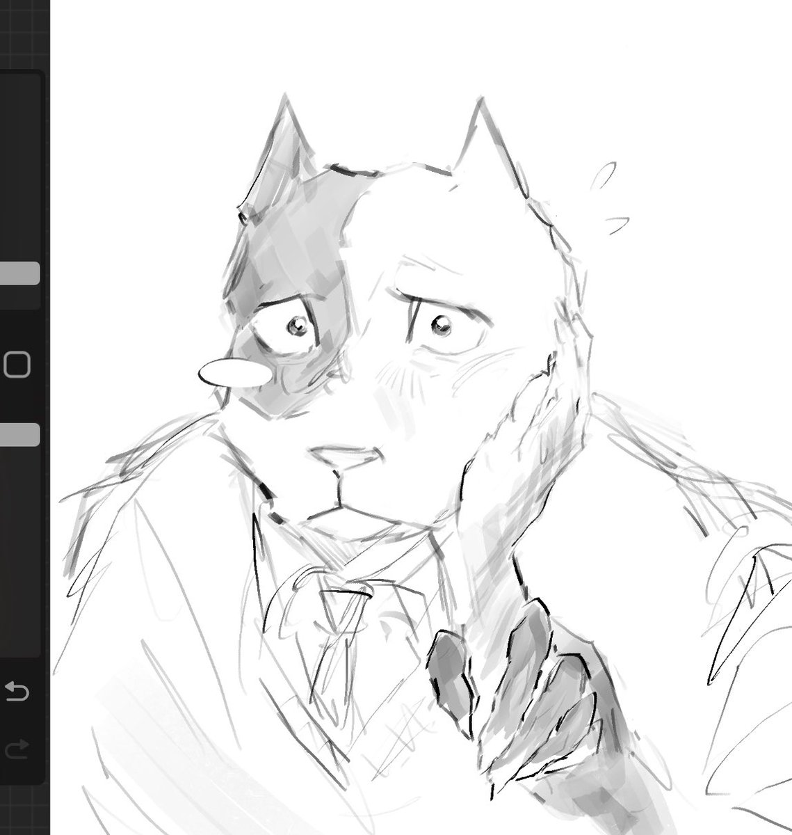 syuggrittsr's tweet image. why did i draw rhis