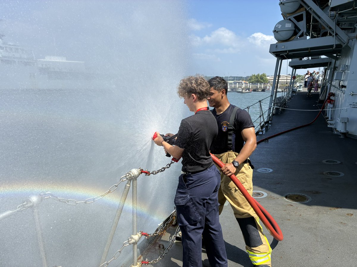 PlymDrakeSCC's tweet image. Members of the ships company have been exploring the @HMNBDevonport Babcock Open Day l. Cadets have had the chance to see the amazing capabilities held within the base, visit ships and consider new careers! Thank you for having us!
@SeaCadetsUK @rncadetforces @BrigMikeTanner