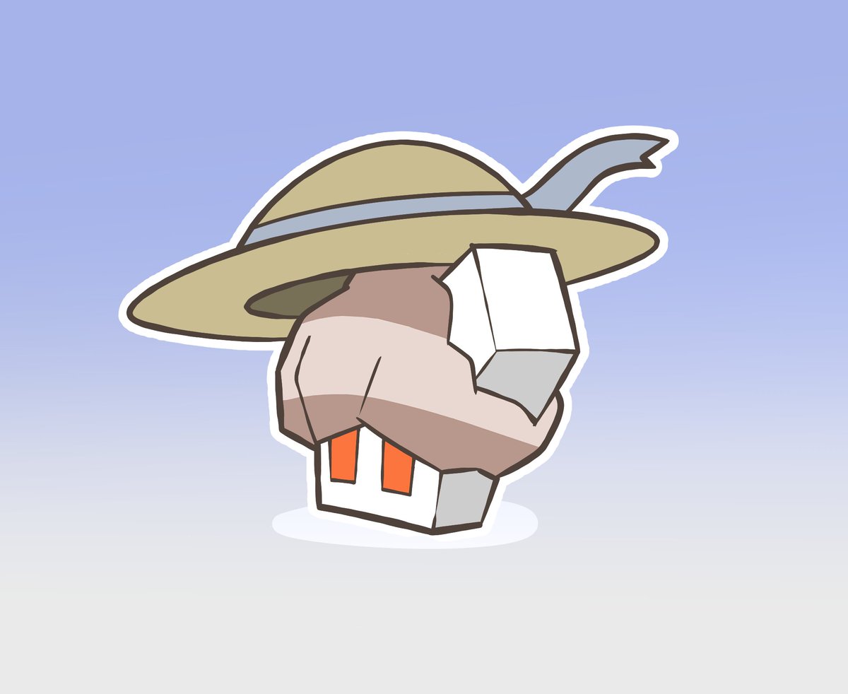 redny20's tweet image. コジオと帽子