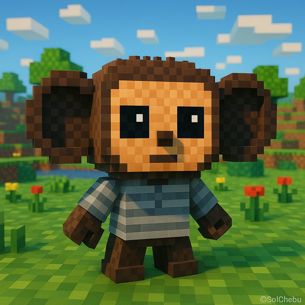 SolChebu's tweet image. Just mined a rare: 1x Legendary $Chebu. 💎 #Minecraft