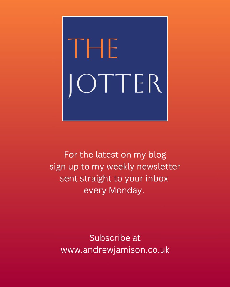 Andrew Jamison (@andrew_jamison) on Twitter photo Sign up to my weekly newsletter for updates on my latest blog posts. 
Delivered to your inbox every Monday morning. andrewjamison.co.uk Sign up to my weekly newsletter for updates on my latest blog posts. 
Delivered to your inbox every Monday morning. andrewjamison.co.uk