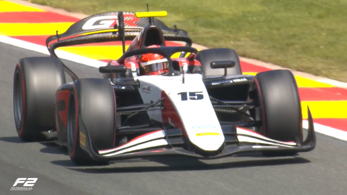 Formula2's tweet photo. MIYATA TO P2! ⬆️

WHAT. A. LAP! 😮‍💨

#F2 #BelgianGP https://t.co/fVUjIvNKLS