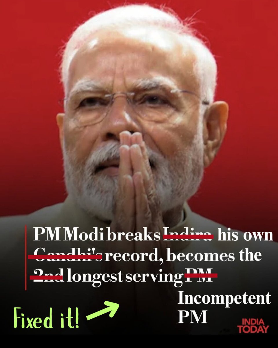 UWCforYouth's tweet photo. Andhbhakts and Modi himself should not even dream of getting his name close enough to compare, even around thousand miles to the Iron Lady Smt. Indira Gandhi 

Because, 

Years in power ≠ Progress of the country

#ModiDestroysIndia
#IronLady #IndiraGandhi #IndiraIsIndia #IndiaIsIndira #IndiaPakistanWar #Ceasefire