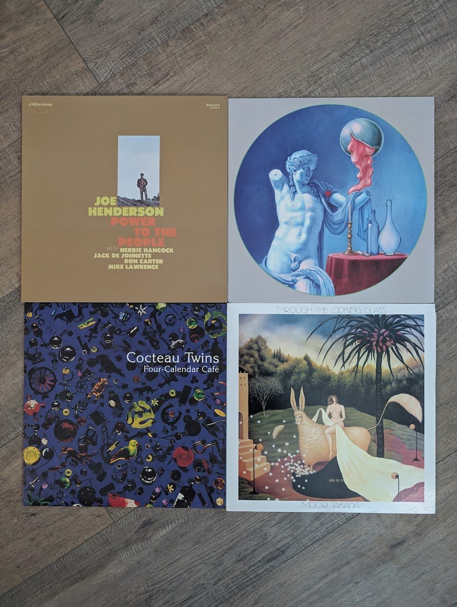 funkentechno's tweet image. four albums for Friday