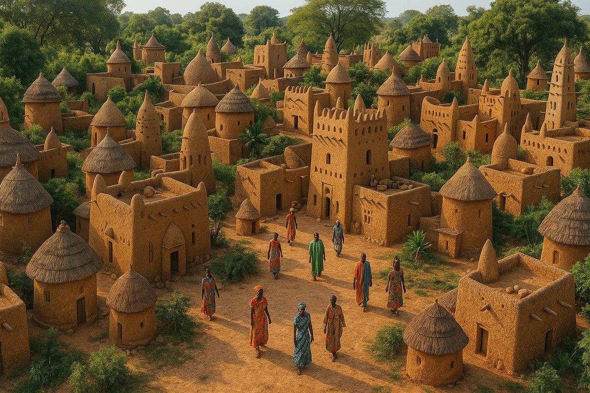 KDagbon's tweet image. Can we ever get back to this sustainable architectural style in Dagbon? 

Our ancestors knew of the harsh winds, higher temperatures, and harsh rains. That’s why they designed our homes like these. 

Modernity has come to rob all of it from us.