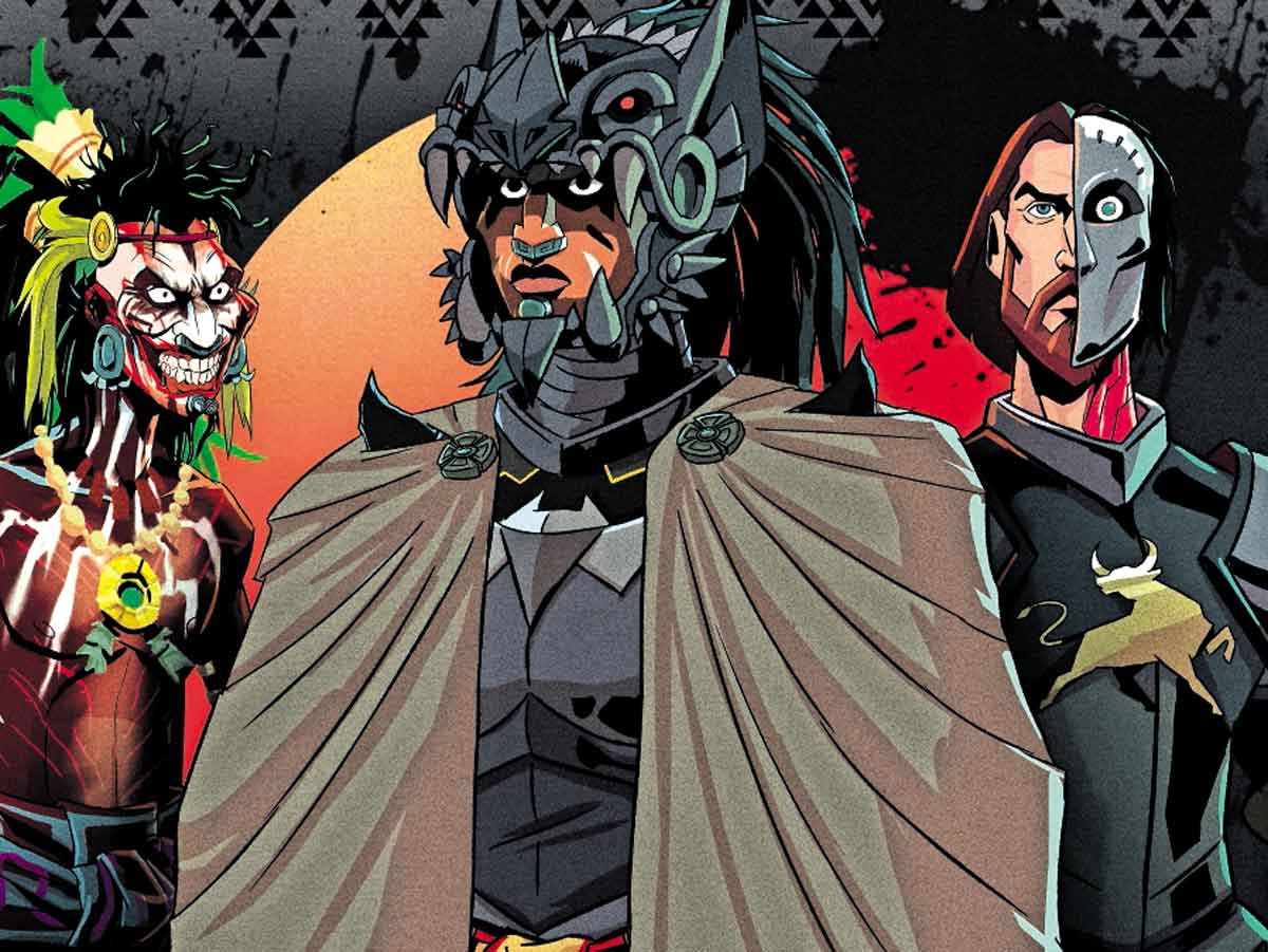 Cinemascomics's tweet image. 🦇 El Caballero Oscuro ahora entrena con el dios murciélago Tzinacan. 🔥 Batman Azteca: Choque de Imperios no ha llegado aún… y ya hablan de expandir su universo. 👉 ¿Listos para un Joker con plumas?

f.mtr.cool/ymlprclouu 

#BatmanAzteca #DC #Elseworlds #HBO #Mexico