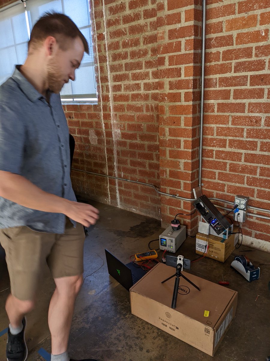 Looking back on our time at ⁦<a href="/outpostspace/">Outpost</a>⁩ original office. We were going so fast (still are) that we built the prototype of our first satellite before we had a table to test it on.