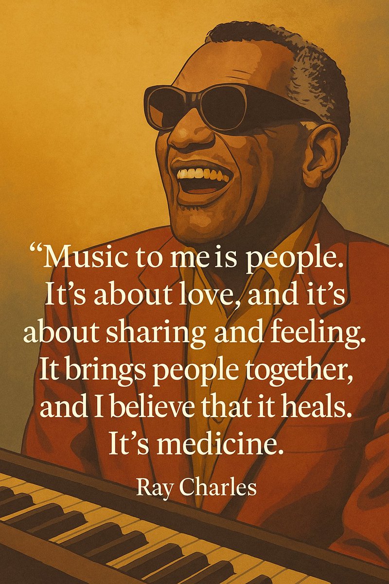 Jazzcorner4u's tweet photo. Music to me is people. It's about love Ray Charles 
If you search music suggestions check out these links 
https://t.co/J1mWs4aVCE  
🔻
https://t.co/FHwbqQWSbX
🔻
https://t.co/gZiIVCCcPY
🔻
https://t.co/qsr0kzvFYB
#4youpage #i #book #quote #poem #you #music #reading #raycharles https://t.co/PN9oDaWZKC