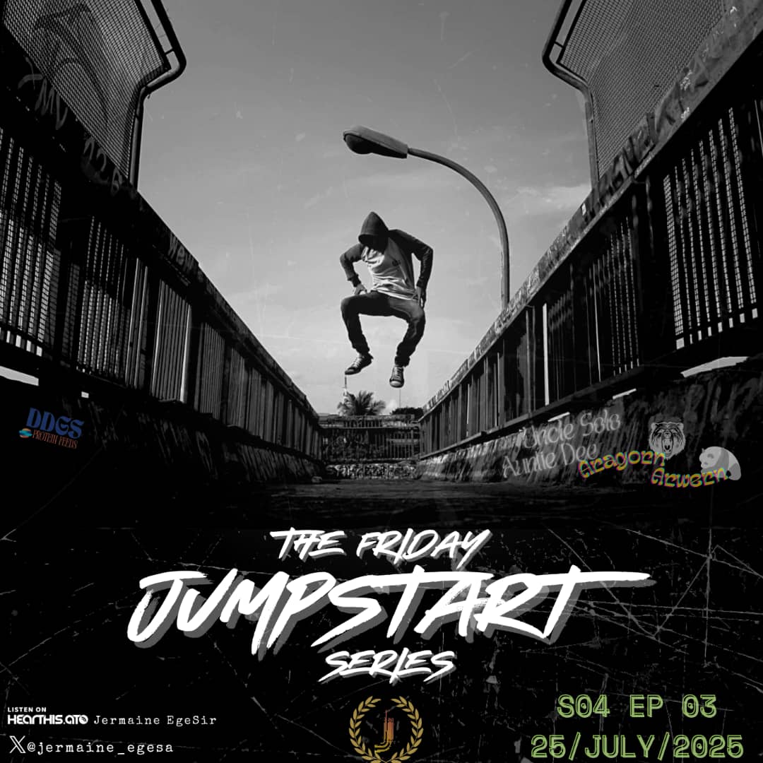 BlazeUGX's tweet image. The Friday JUMPSTART Series S04E03 hearthis.at/jermaine-egesi…
Hello Friday....#LetsJam
Listen, download and share widely, let's make 100 listens in 24 hours 😉