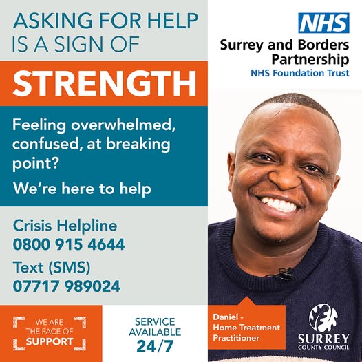 If you're struggling and need to talk to someone about how you are feeling, there are friendly and confidential services available to support you right now.

The crisis helpline is open 24/7, 7 days a week on 0800 915 4644.

More information: orlo.uk/1c6au