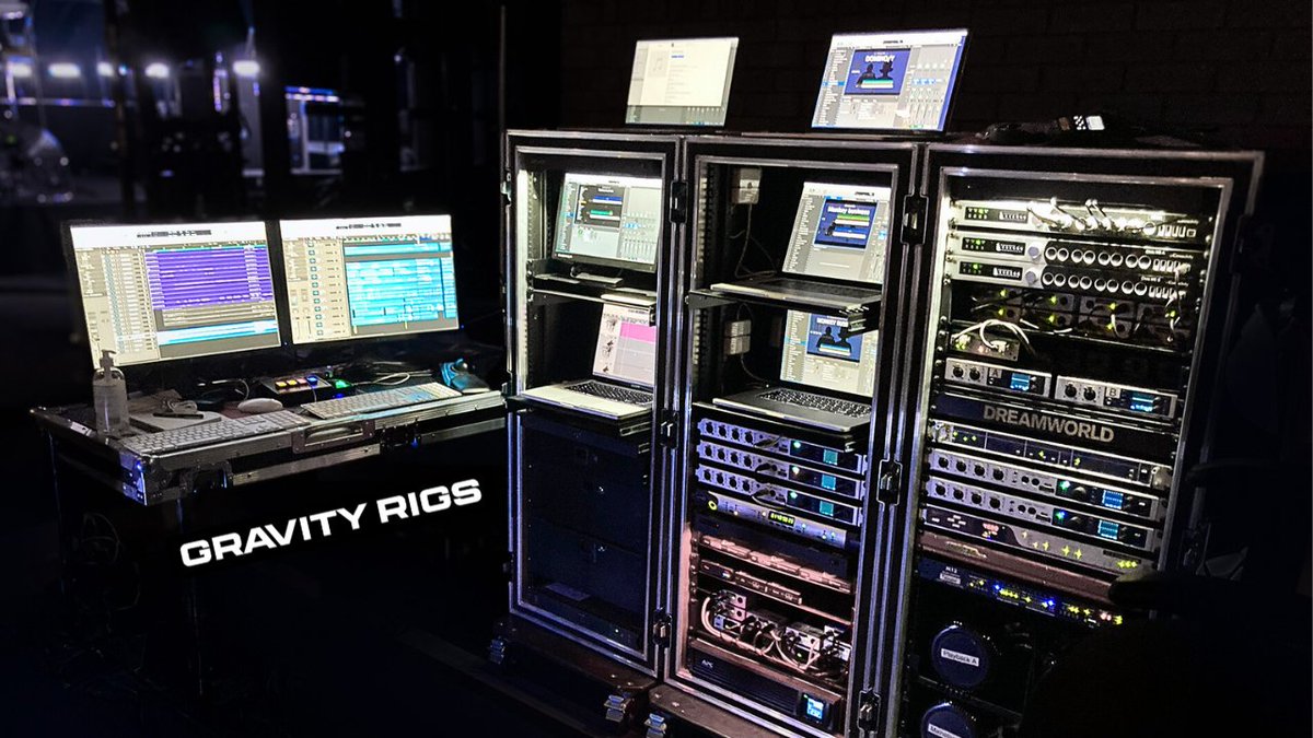 GravityRigs's tweet photo. #PetShopBoys approached us with the ambition to run the entire band digitally at 96kHz, whilst clearing the stage of anything which wasn't being played.
We worked closely with the @petshopboys #MusicalDirector, #ProductionManager, and #PlaybackTech to create their ideal rig. https://t.co/p65P1R65eW