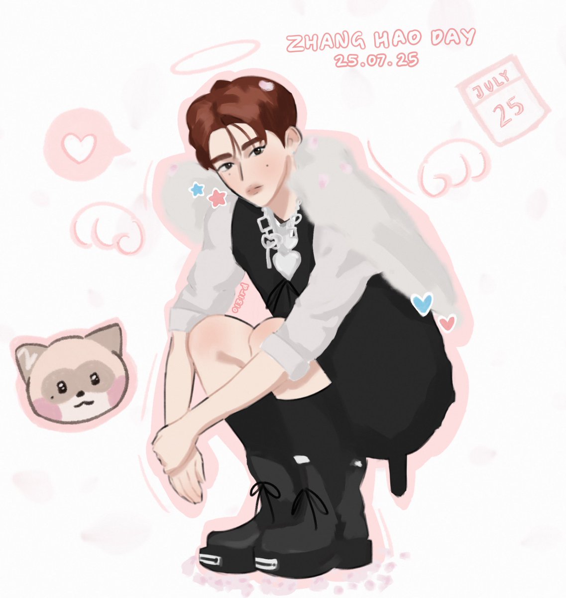 2tieramisu's tweet photo. 🎻🪽 happy birthday!

#25GoldenStarsForZhangHao
#여름하늘이_하오로_물든_날
#章昊0725生日快乐
#ZB1fanart #ZHANGHAO https://t.co/AigaJPHFes