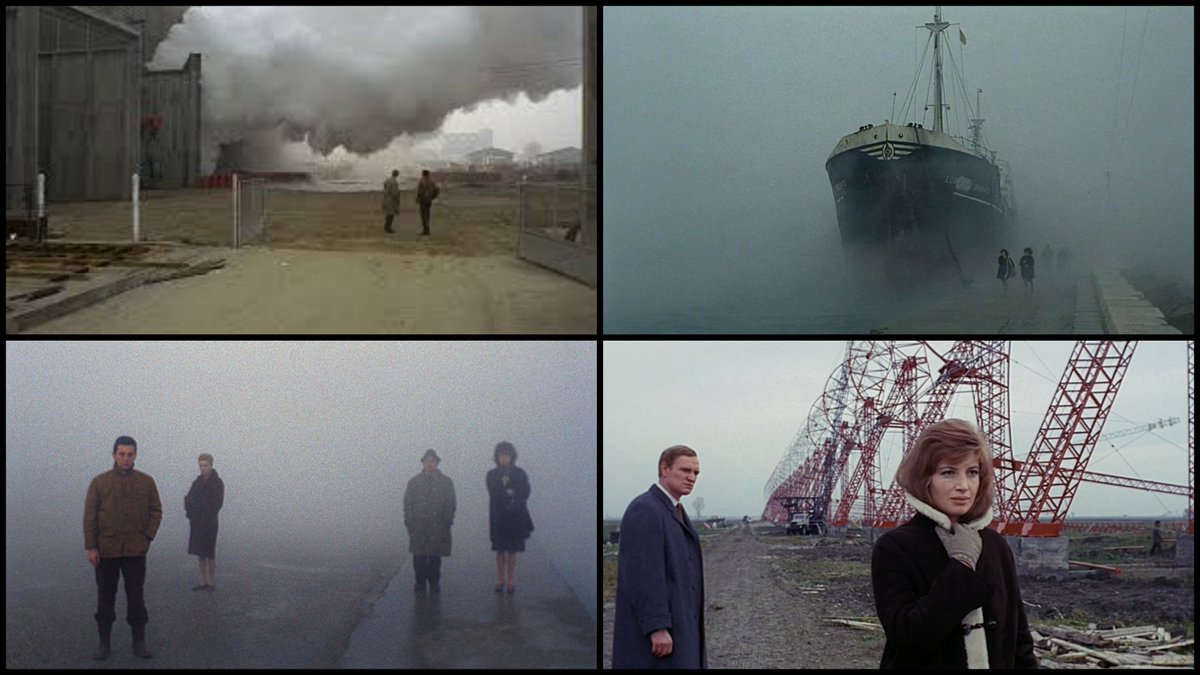 RadiantFilm's tweet image. Michelangelo Antonioni on Red Desert (1964):
"It’s too simplistic to say – as many people have done – that I am condemning the inhuman industrial world which oppresses the individuals and leads them to neurosis. My intention – and I realize that one always knows where one starts…