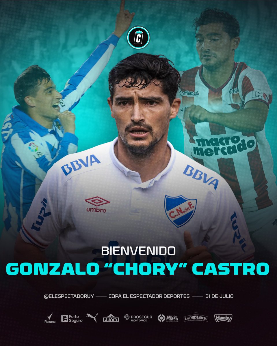 👋 ¡𝗕𝗶𝗲𝗻𝘃𝗲𝗻𝗶𝗱𝗼, 𝗖𝗵𝗼𝗿𝘆!

⚡️ Gonzalo “Chory” Castro es la primera incorporación de Convocados para la Copa 𝐄𝐥 𝐄𝐬𝐩𝐞𝐜𝐭𝐚𝐝𝐨𝐫 𝐃𝐞𝐩𝐨𝐫𝐭𝐞𝐬

🗓️ Jueves 31/7

⚽ Transmisión de 8.00 a 16.00 en vivo por YouTube de 𝐄𝐥 𝐄𝐬𝐩𝐞𝐜𝐭𝐚𝐝𝐨𝐫 𝐃𝐞𝐩𝐨𝐫𝐭𝐞𝐬