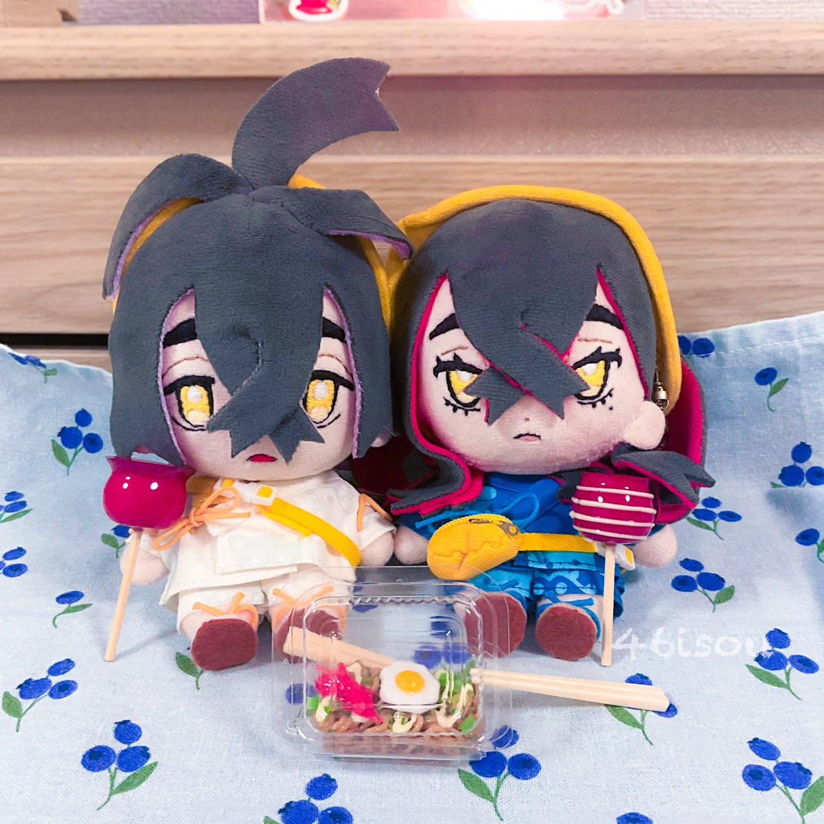 46isou's tweet image. ガチャガチャにお姉ちゃんの大好きな焼きそばあったよ！！まさにそれすぎてすごい…かわいい🍳