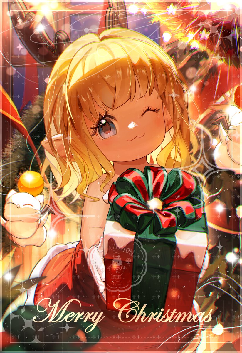 Rikaa32_'s tweet image. Dropping this again for Christmas in July🎄🎁
#lalafell #ララフェル