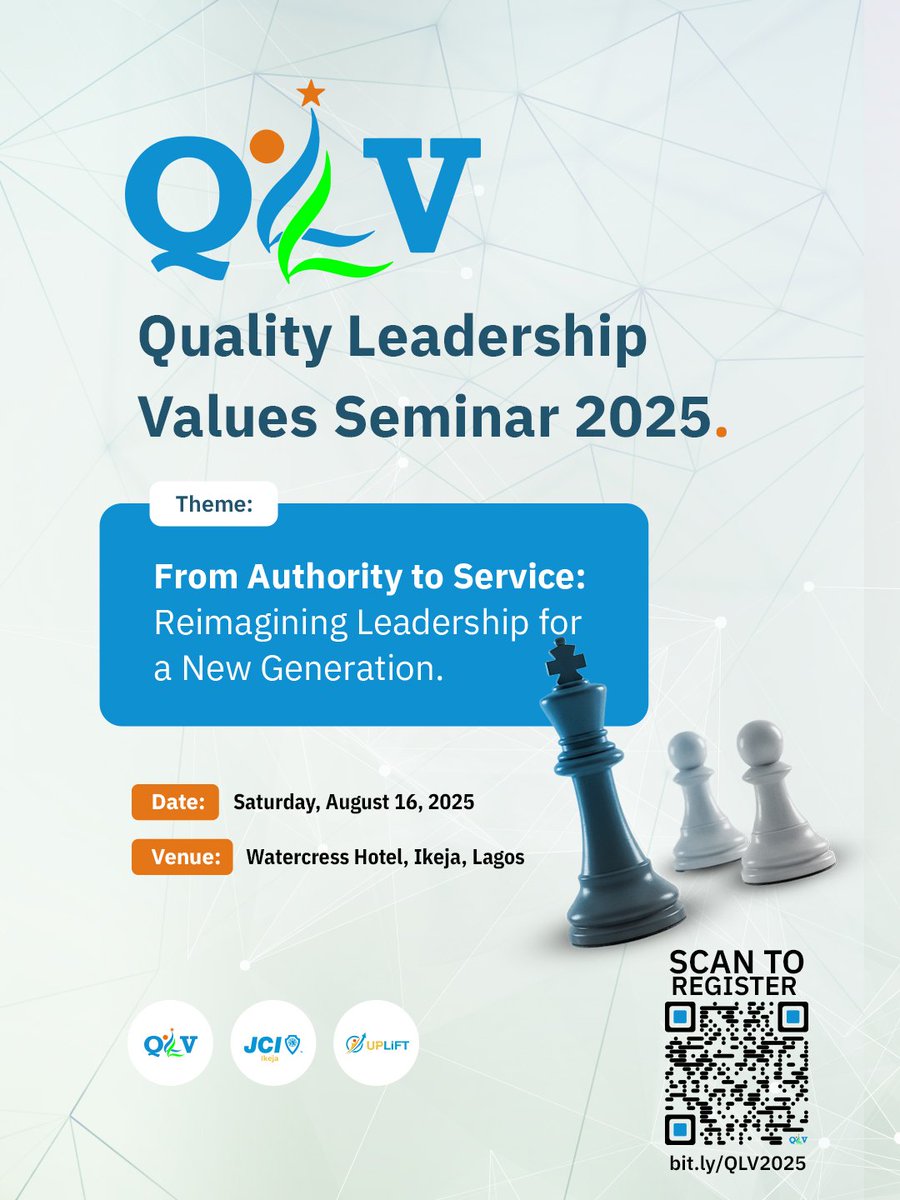 jciikeja's tweet photo. Have you registered for QLV 2025 yet?🤔 
Attendance is free, but registration is compulsory and it helps us plan your welfare the right way. Don’t leave us guessing 👀

Click the link https://t.co/E4wDeRmt8f or scan the QR code on the flyer to secure your spot!

#QLV2025  
#JCI https://t.co/HxwIeLBfW7