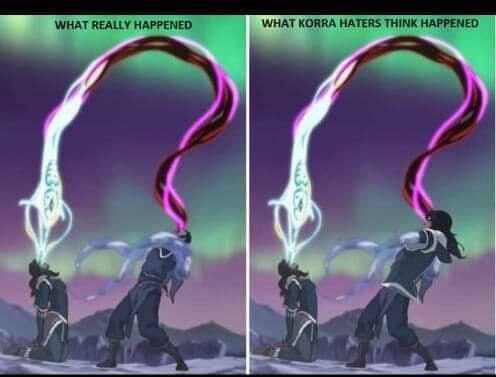 gagesato's tweet photo. She? It’s honestly unbelievable. We all saw what happened when Unalaq forcefully ripped Raava out of Korra and destroyed her, breaking the connection. And somehow, Korra haters twist that into being her fault.
Blaming Korra for something a grown man did to violate her is insane. https://t.co/NpMqIsa3Gv