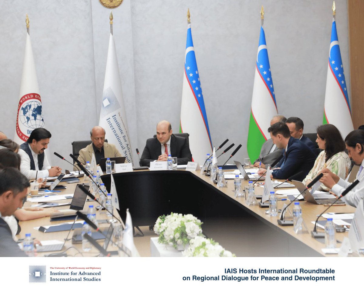 iais_uwed's tweet photo. 📍 Tashkent became the stage for a regional dialogue as #IAIS gathered scholars from across South and Central Asia to exchange ideas on peace, stability, and cooperation.
🔍Details on our website: https://t.co/zdBo4Am5qD https://t.co/WktAPpb7eD