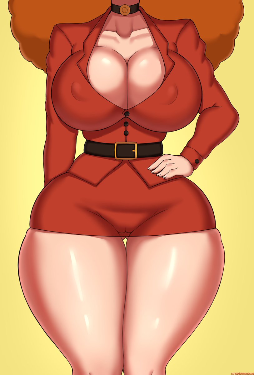 Cream_MILF_'s tweet photo. Today, Ms. Bellum may or may not have suffered a 
"waldrobe malfunction" while at work~

"Oh dear....Did these clothes shrink?....Maybe I should 
have stayed off the "meat"~ https://t.co/TOqNMNn4cO