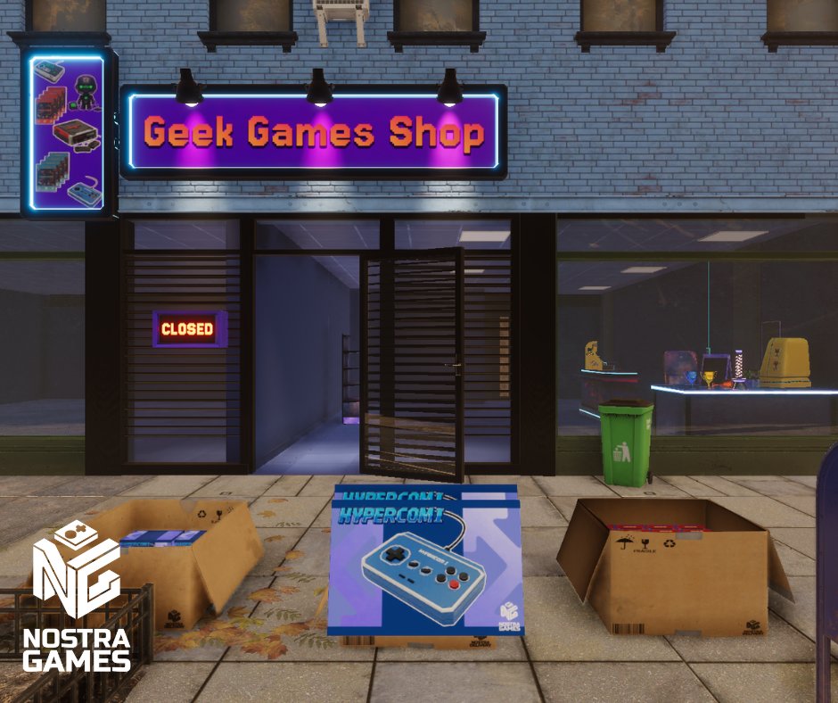 nostra_games_'s tweet photo. From humble beginnings to a #GeekParadise! 🚀 What's your favorite way to customize your shop in Retro Geek Shop Simulator? 

#ShopMakeover #RetroGeekShopSim #GameCustomization #NostraGames