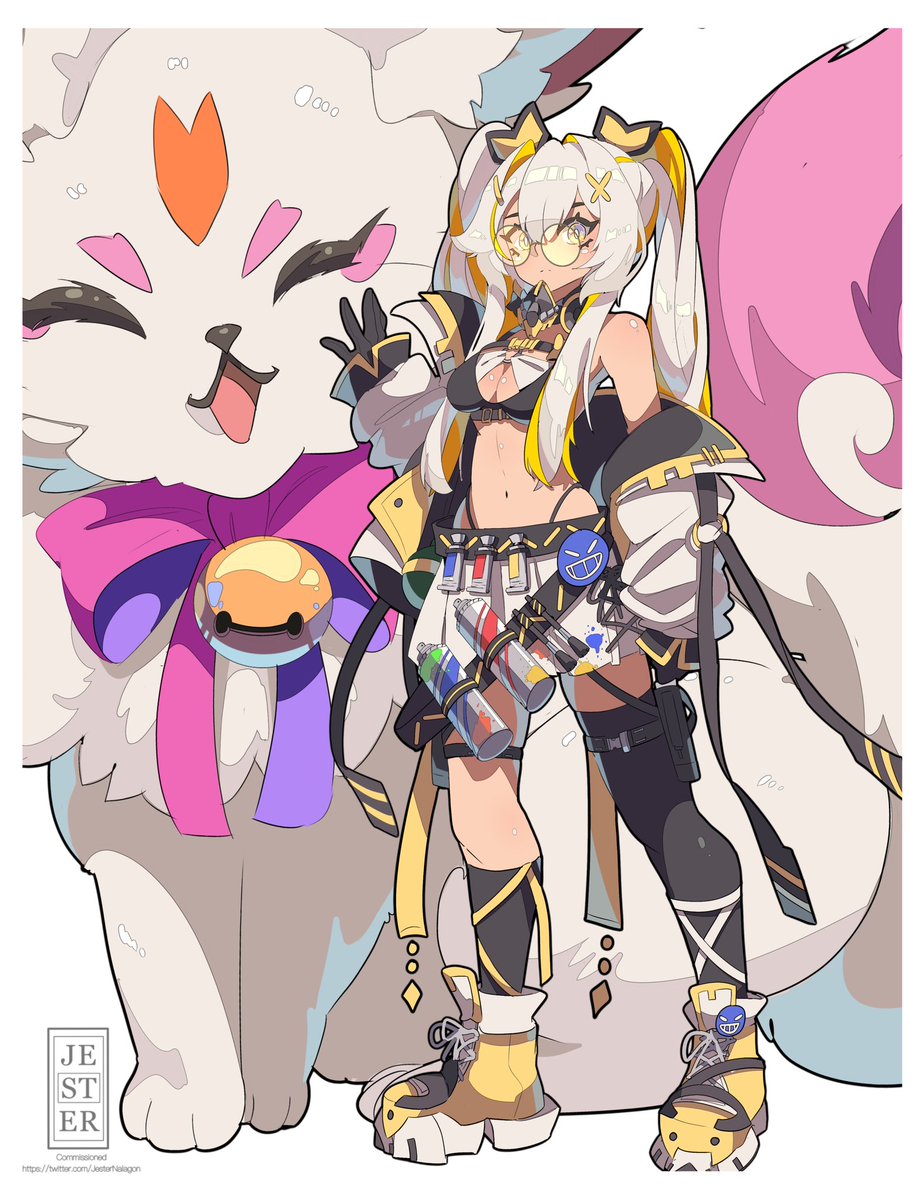 JesterNalagon's tweet image. Commission done! Thank you so much! @MofuManiac (ノ*0*)ノ