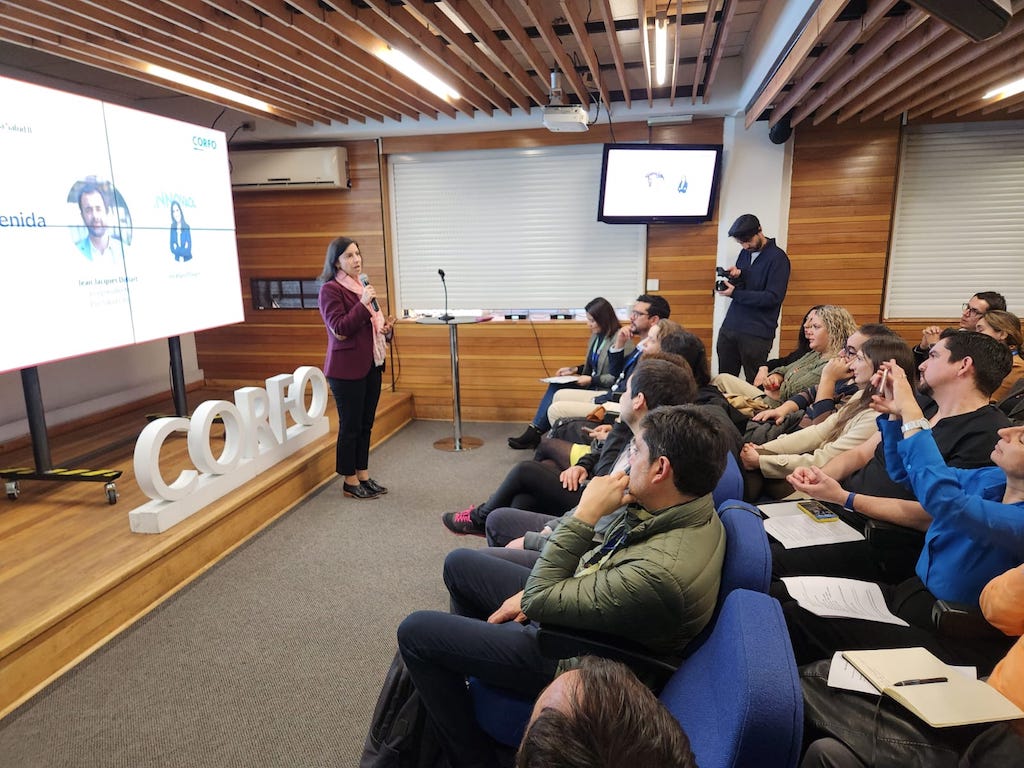 Corfo's tweet image. El programa “Juégatela por la Innovación e impulsa el cambio en salud” culminó exitosamente su segunda versión con el Demoday 🤝“Conectados por la Salud II”. Evento congregó a importantes actores del ecosistema de innovación en salud. Más detalles 👉trendtic.cl/2025/07/exitos…