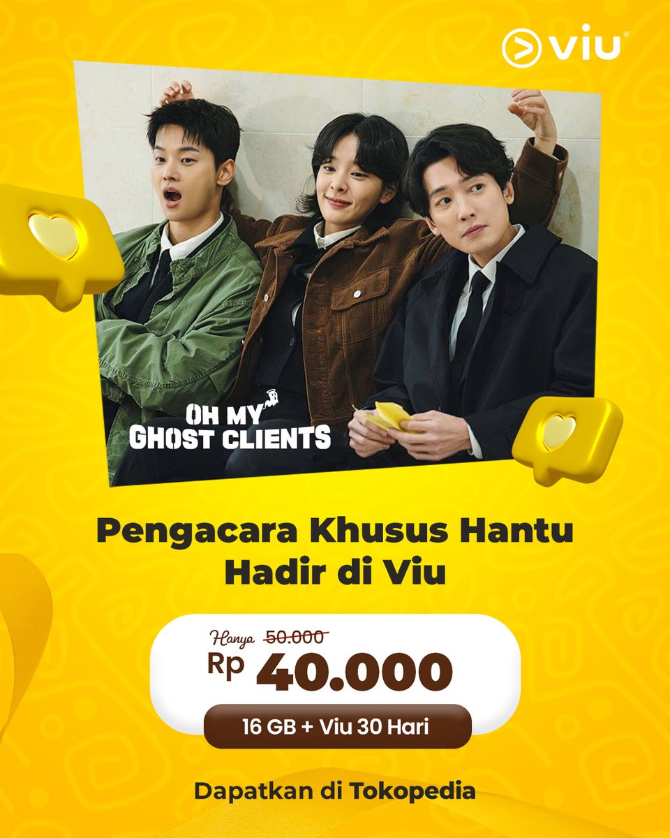 Cashback dari Tokopedia balik lagi nih, Viu'ers! Khusus untuk pengguna Tri, kamu bisa drakoran lebih hemat dengan akses Viu Premium dan kuota internet besar ✨ Yuk, beli sekarang juga!

Klik: tokopedia.link/KeepOnVIU

#Viu #ViuPromo