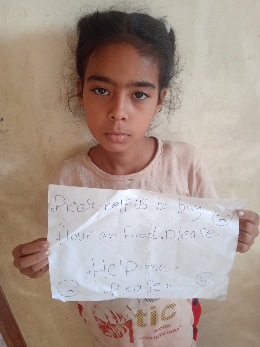 ARagheb48557's tweet image. chuffed.org/project/132696β¦
I ask you π€² to read my very sick and sad story and how much my children and I are suffering. We beg you π Donate to us and support us to buy food and flour. We are very tired of this difficult life and the deadly hunger that has destroyed our livesπππ