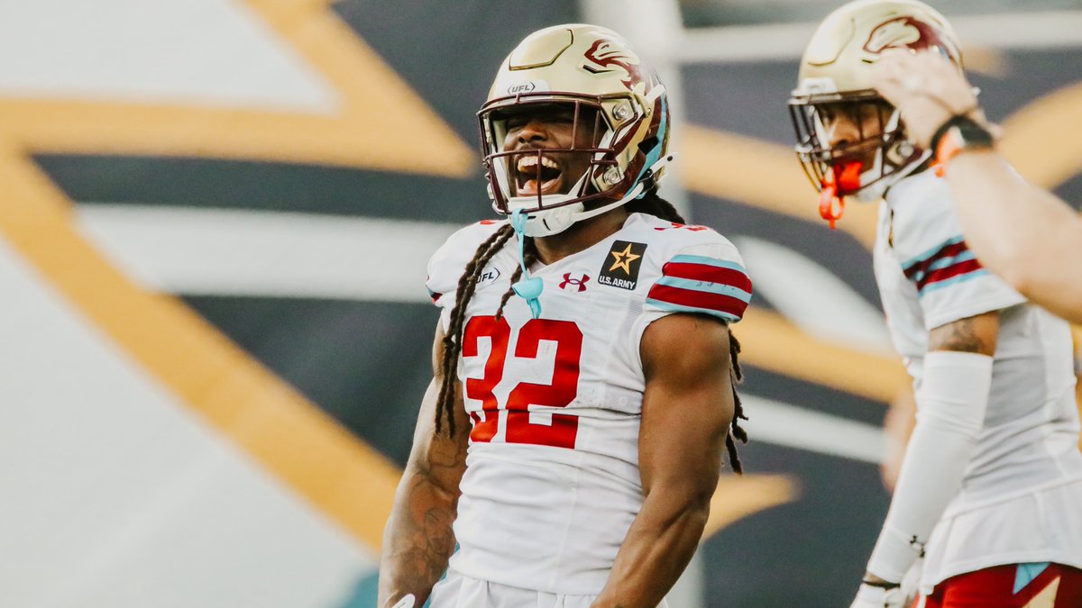 James Larsen (@jameslarsenpfn) on Twitter photo News: The New England #Patriots are working out <a href="/USFLPanthers/">Michigan Panthers</a> DB Kedrick Whitehead today, per sources.
Whitehead earned All-UFL honors with Michigan in 2025, alongside being named #UFL Special Teams POTY.
Versatile DB with plenty of experience at corner & safety. News: The New England #Patriots are working out <a href="/USFLPanthers/">Michigan Panthers</a> DB Kedrick Whitehead today, per sources.
Whitehead earned All-UFL honors with Michigan in 2025, alongside being named #UFL Special Teams POTY.
Versatile DB with plenty of experience at corner & safety.